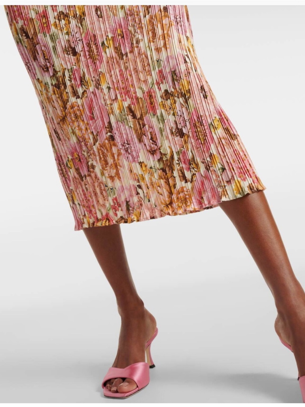 Zimmermann Golden Pleated floral slip dress, size 3, NWT - Picture 6 of 16